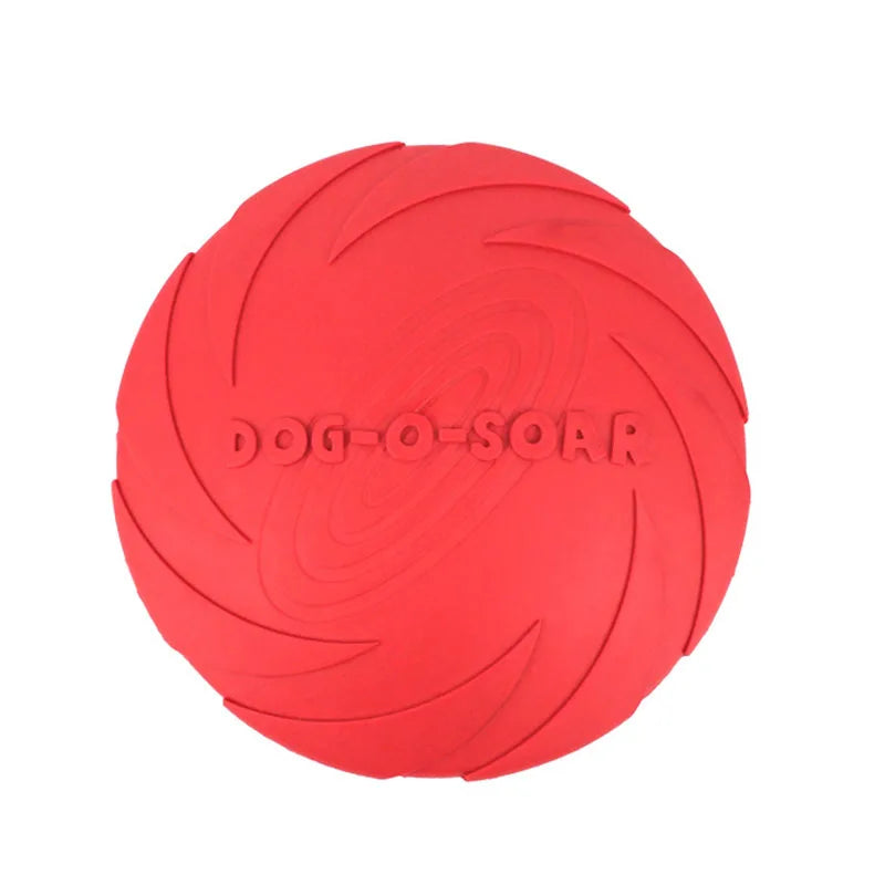 Rot hundespielzeug frisbee