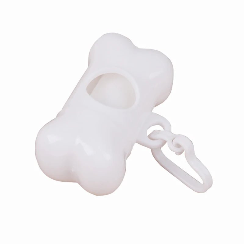 Weißer Knochen-Kotbeutelhalter mit