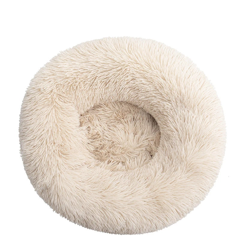 Rutschfestes Katzenbett in Beige