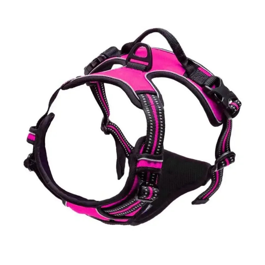 No-Pull Hundegeschirr in Magenta
