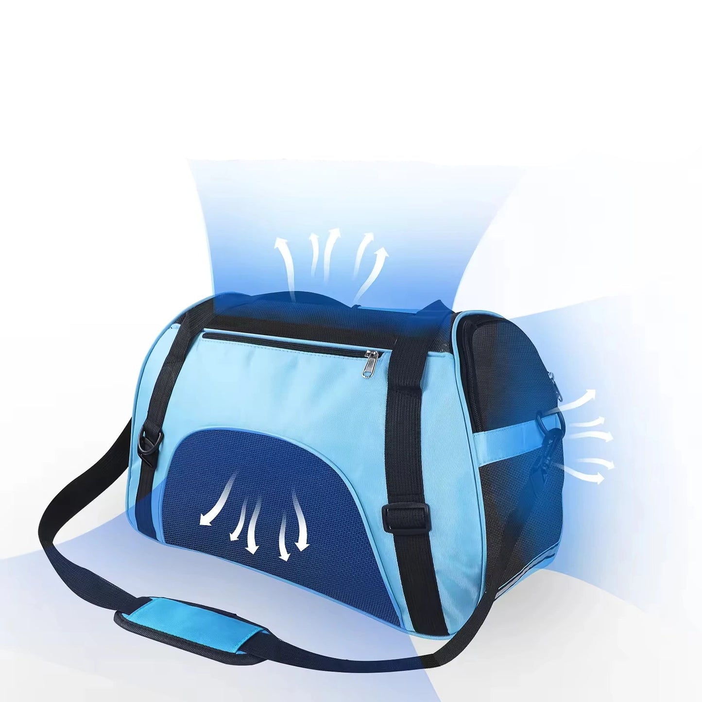 Transportbox mit atmungsaktivem Netzmaterial
