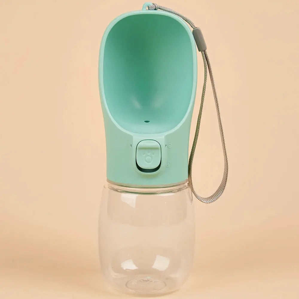 tragbare Hundewasserflasche BPA-frei in blau