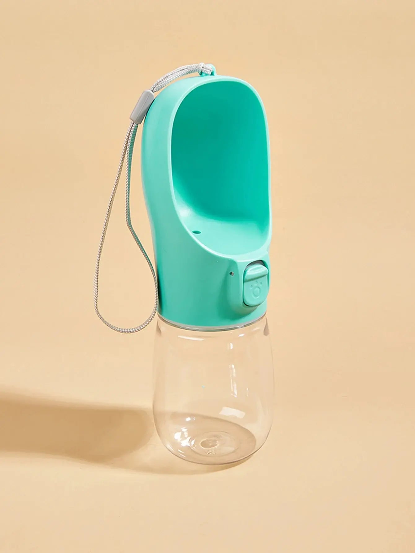 tragbare Hundewasserflasche BPA-frei in grün
