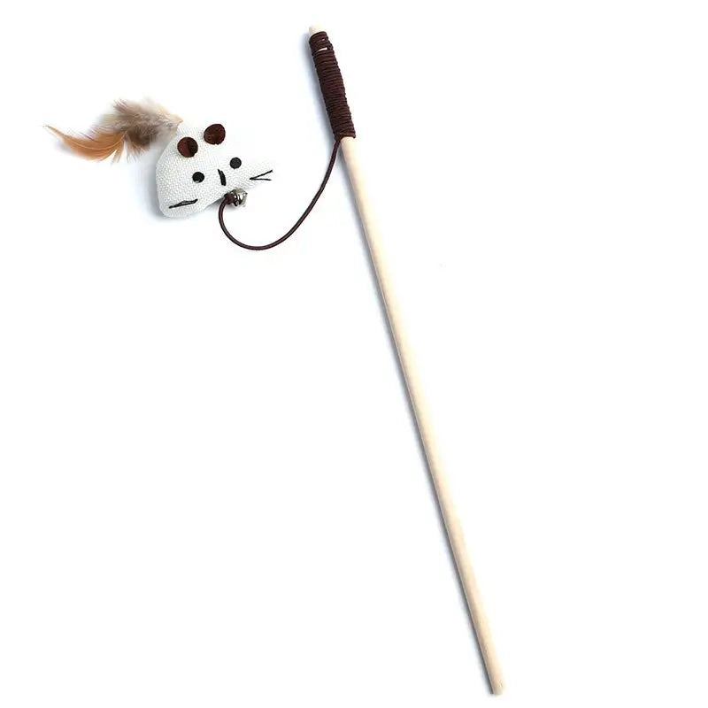 Katzenangel mit elastischem Seil 1