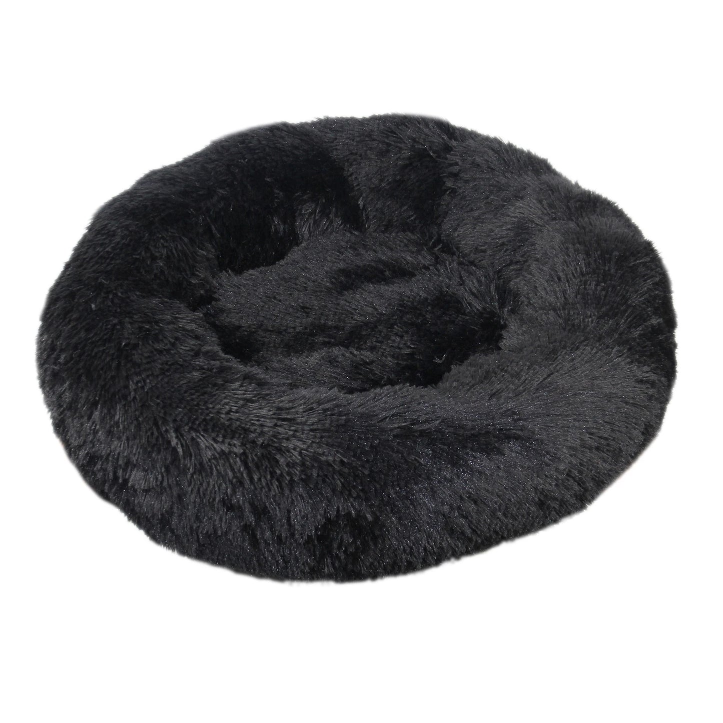 Rutschfestes Katzenbett in Schwarz