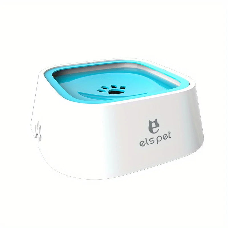 Tragbarer Wassernapf mit Deckel in Blau