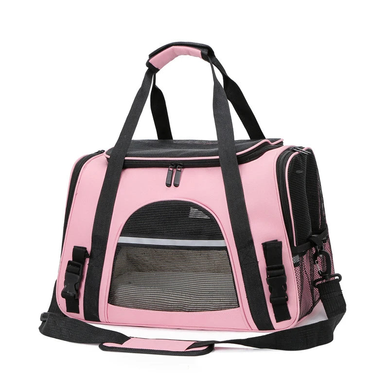 Katzentransporttasche in pink