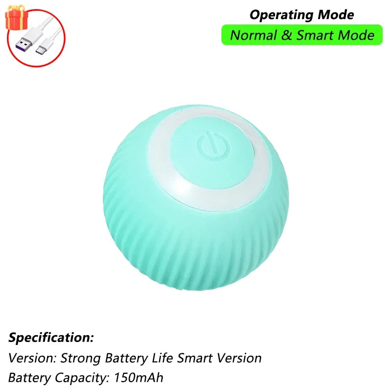 selbstrollender Spielball mit LED Licht in blau 150mAh