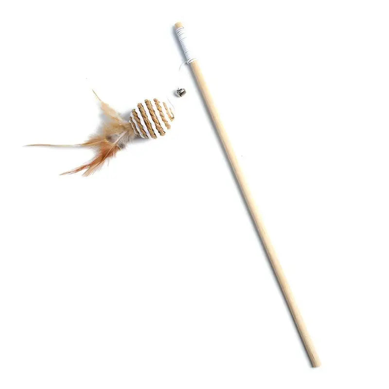 Katzenangel mit elastischem Seil 2
