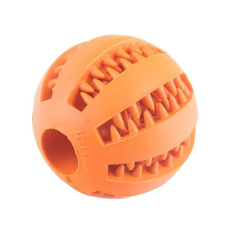 Kauspielzeug aus Naturkautschuk in Orange