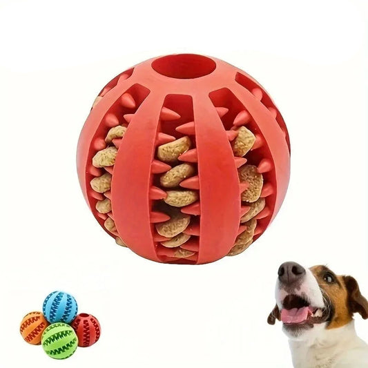 Snackball für Hunde mit Trockenfutterfüllung