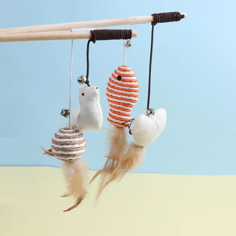 katze spielzeug angel für gemeinsame spielzeit