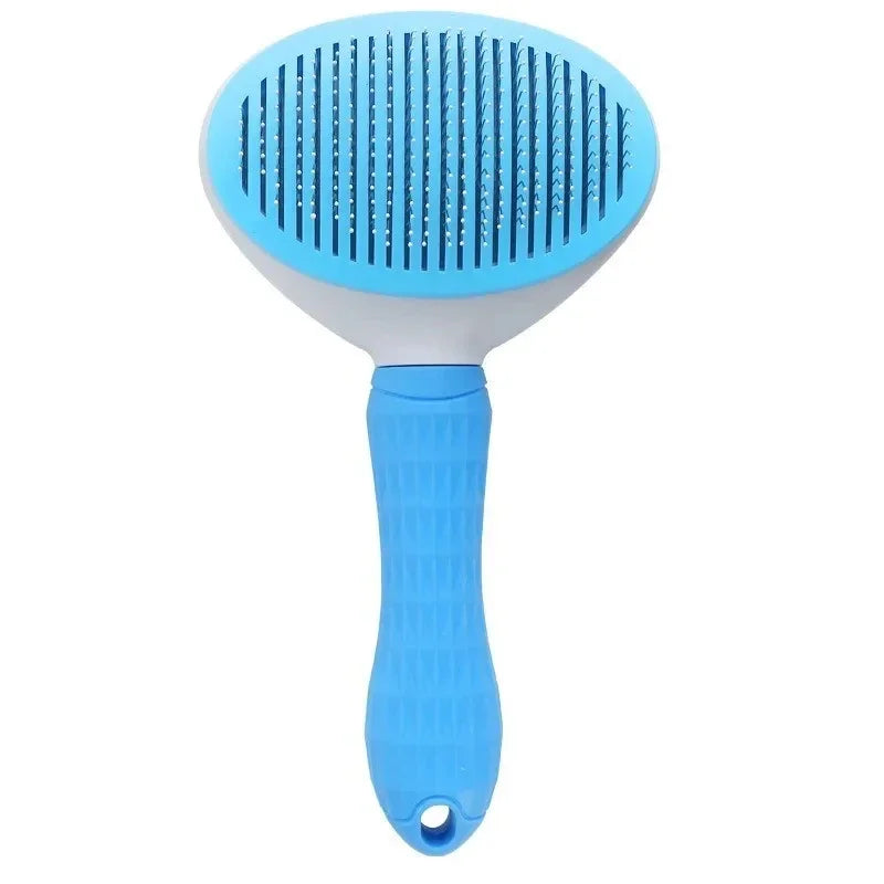 Selbstreinigende Katzenbürste Blau